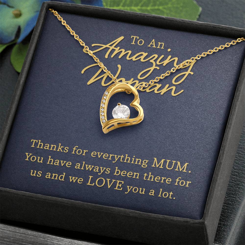 To An Amazing Women Heart Necklace Gift-[Heartfelt Family Gift]