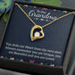 Grandma Always Remember Heart Necklace Gift-[Heartfelt Family Gift]
