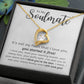 Soulmate Necklace - Perfect Gift for Girlfriend Wife Birthday Valentines Day and Christmas-[Heartfelt Family Gift]
