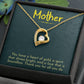 Mother- Thank you Heart Necklace Gift-[Heartfelt Family Gift]