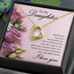 To My Daughter- Raising You Heart Necklace Gift-[Heartfelt Family Gift]