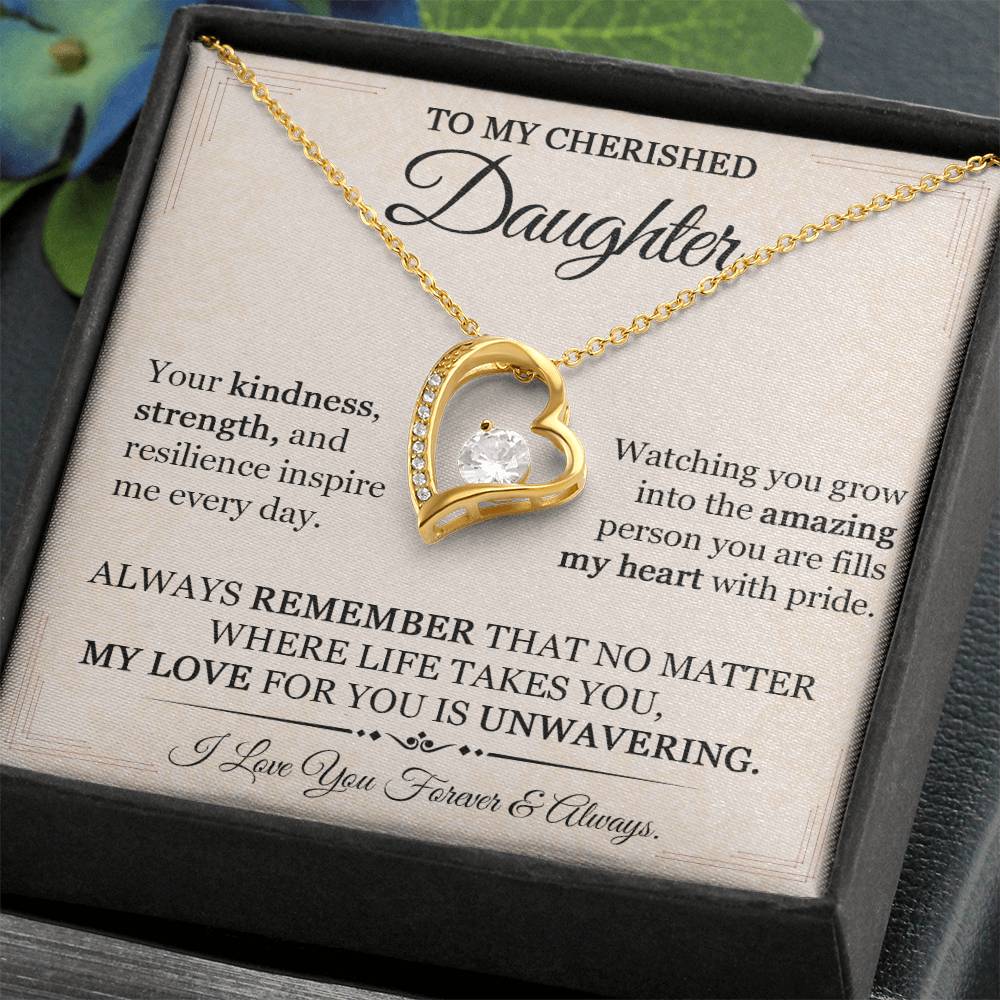 Daughter Necklace from Dad - Sentimental Gift for Your Beloved Daughter-[Heartfelt Family Gift]