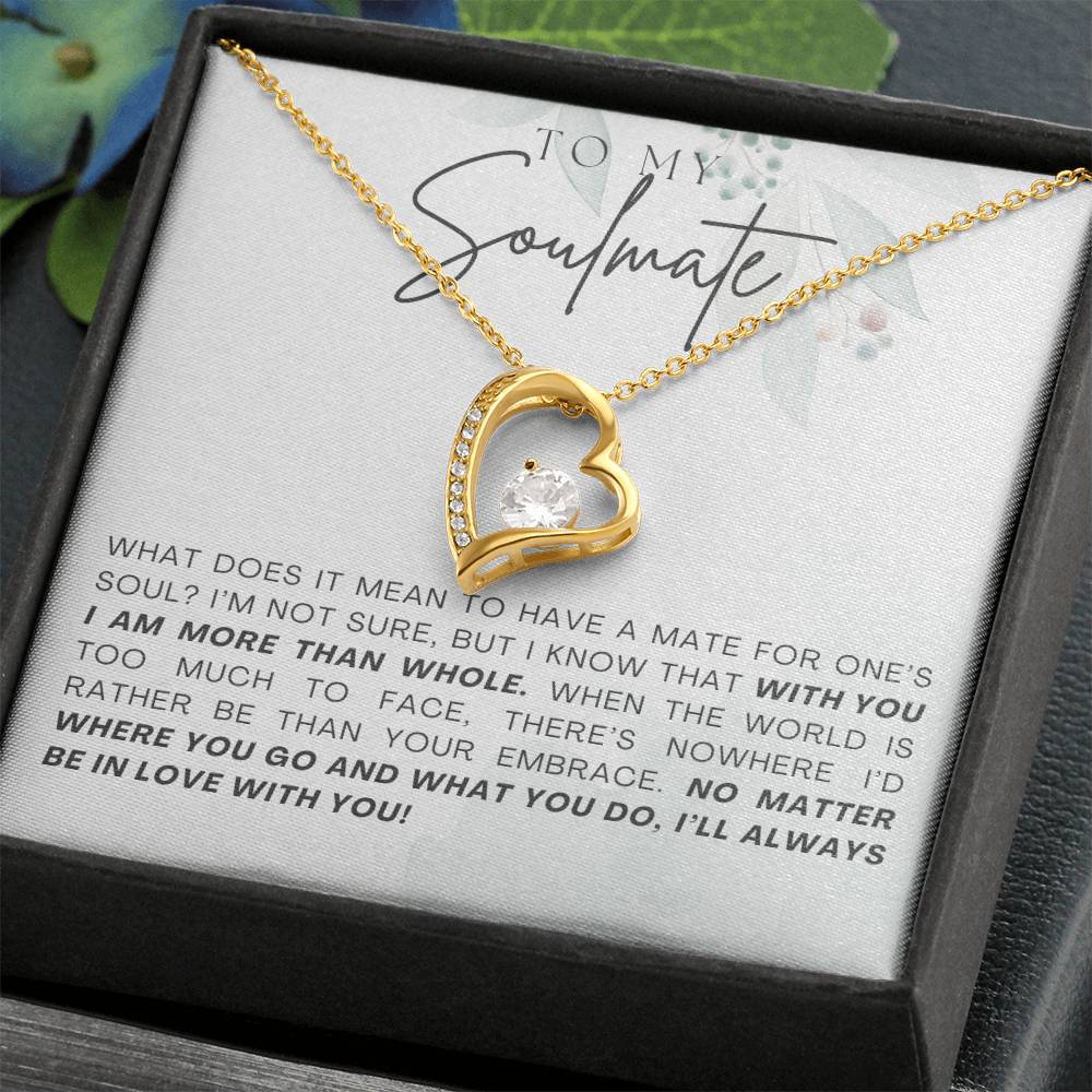 Soulmate Necklace A Meaningful Gift for Her on Birthdays Valentines Day and Christmas-[Heartfelt Family Gift]