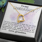 Granddaughter Necklace - Christmas  Birthday Gift for Granddaughter-[Heartfelt Family Gift]
