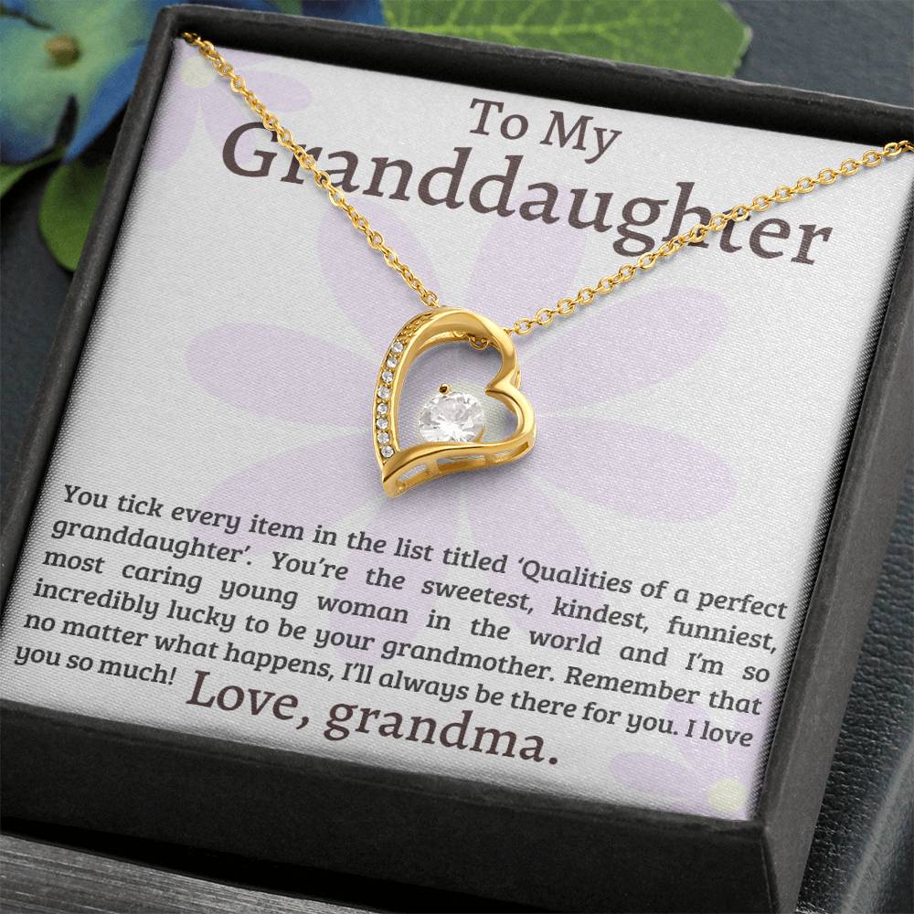 Granddaughter Necklace - Perfect Gift for Christmas or Birthday-[Heartfelt Family Gift]