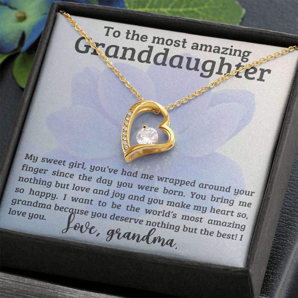 Granddaughter Necklace - ChristmasBirthday Gift - To My Granddaughter-[Heartfelt Family Gift]