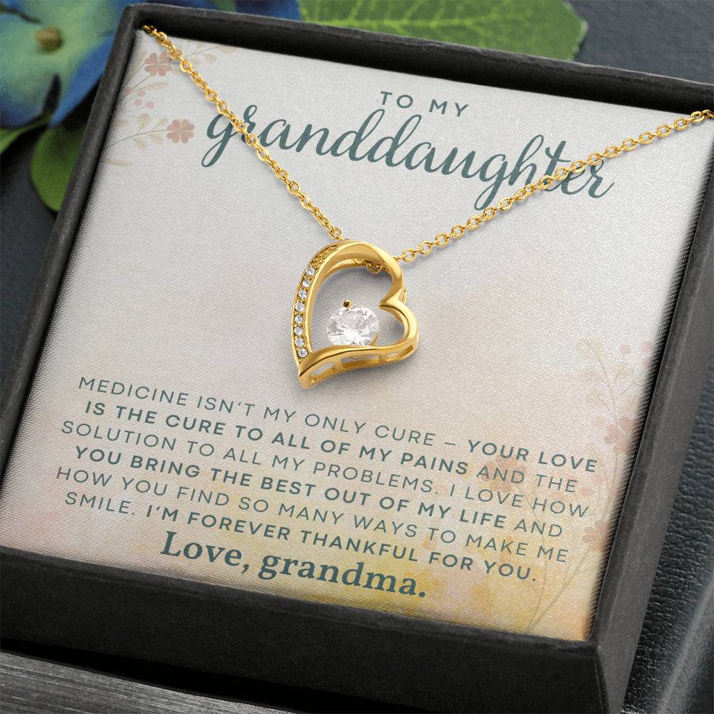 Granddaughter Necklace - Christmas  Birthday Gift for Granddaughter-[Heartfelt Family Gift]