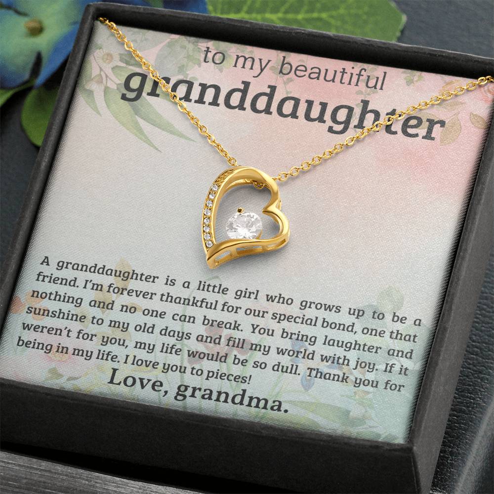 Granddaughter Necklace - Christmas or Birthday Gift - Personalized-[Heartfelt Family Gift]