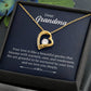 To My Grandma - Your Love Is Like A Beautiful Garden Heart Necklace Gift-[Heartfelt Family Gift]