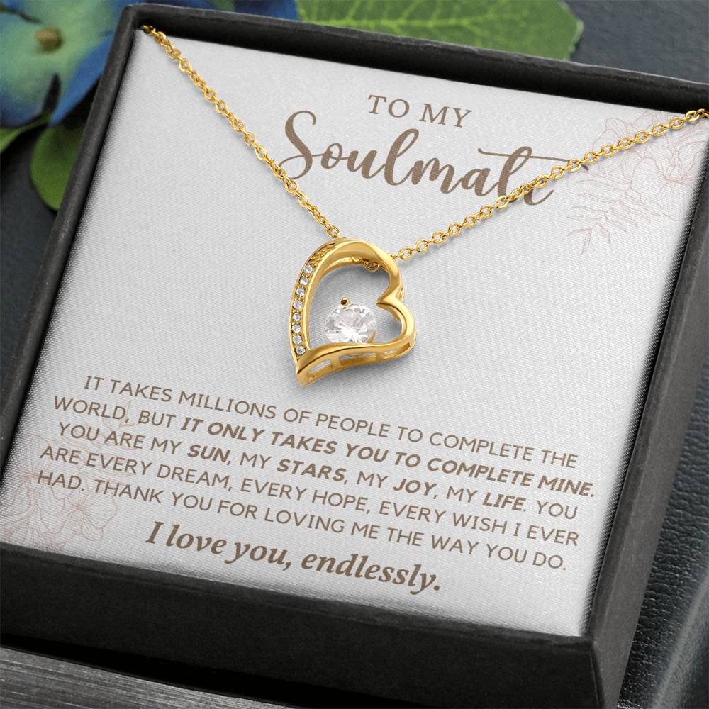 Soulmate Necklace - Perfect Gift for Girlfriend or Wife on Special Occasions-[Heartfelt Family Gift]