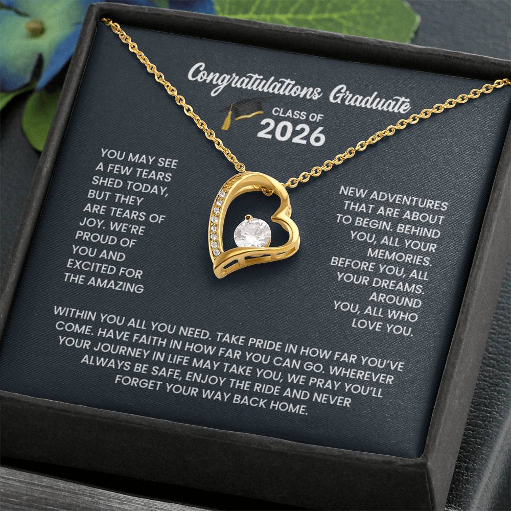 Class of 2026 Graduation Necklace Gift