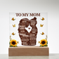 To My Mom Acrylic Plaque Gift from Daughter