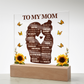 To My Mom Acrylic Plaque Gift from Daughter