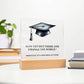 Funny Graduation Plaque Gift-[Heartfelt Family Gift]
