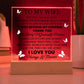 WIfe Acrylic Plaque Gift