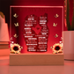 To My Mom Acrylic Plaque Gift from Daughter