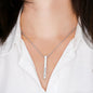 Mom 4 Sided Engraved Stick Necklace