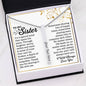 Sister 4 Sided Engraved Stick Necklace