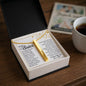 Sister 4 Sided Engraved Stick Necklace