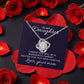 To Mom-to-Be From Her Mother Necklace & Rose Box