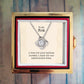 Mom Rotating Rose Box Necklace Gift Set