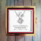To My Mother from Son Rotating Rose Box with Love Knot Necklace