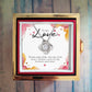 Wife Gift Set Rotating Rose Necklace