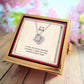 Mom Rotating Rose Box Necklace Gift Set