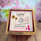 Mom     Rotating Rose Box  Love Knot Necklace