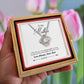 To My Mother from Son Rotating Rose Box with Love Knot Necklace