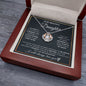 To My daughter Crown Necklace