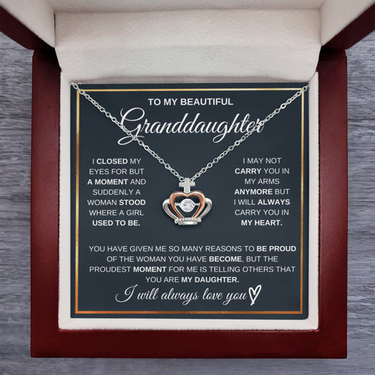 To My Granddaughter Necklace