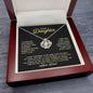 Daughter Crown Necklace Gift from Dad