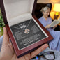 To My Wife Sterling Silver Crown Necklace