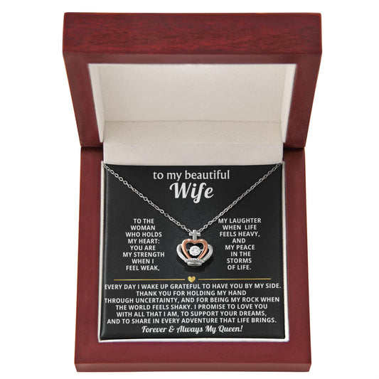Wife Crown Necklace Gift