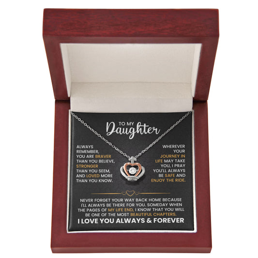 Daughter Crown Necklace Gift