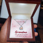 New Grandma Baby Feet Necklace Pregnancy Reveal