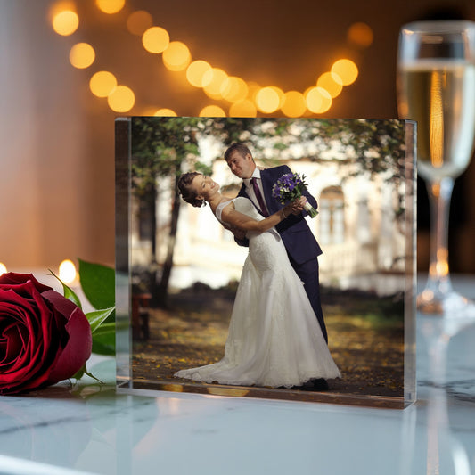 6x6 Square Acrylic Photo Block