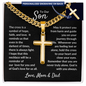 Son Personalized Engraved Cross
