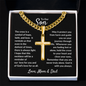 Son Personalized Engraved Cross