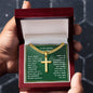 Personalized Grandson Engraved  Cross Necklace