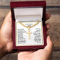 Personalized Son Engraved  Cross Necklace