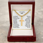 Personalized Son Engraved  Cross Necklace