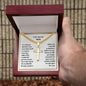 Personalized Son Engraved  Cross Necklace