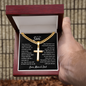 Son Personalized Engraved Cross