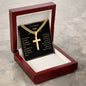 Personalized Dad Engraved  Cross Necklace
