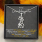 Granddaughter Giraffe Necklace-[Heartfelt Family Gift]