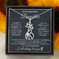 Daughter Giraffe Necklace from Mom or Dad-[Heartfelt Family Gift]