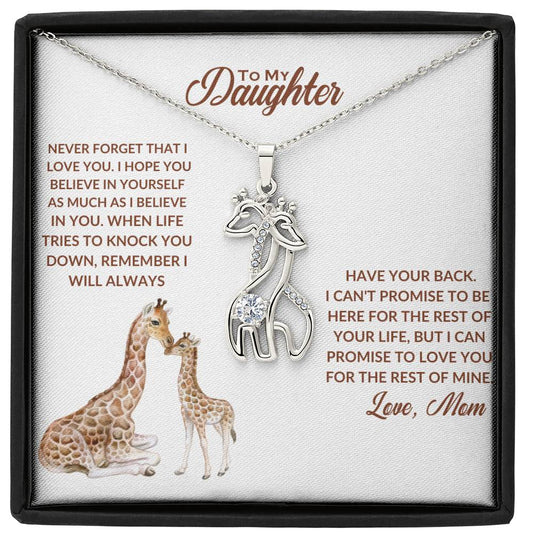 Giraffe Necklace Gift from Mom-[Heartfelt Family Gift]