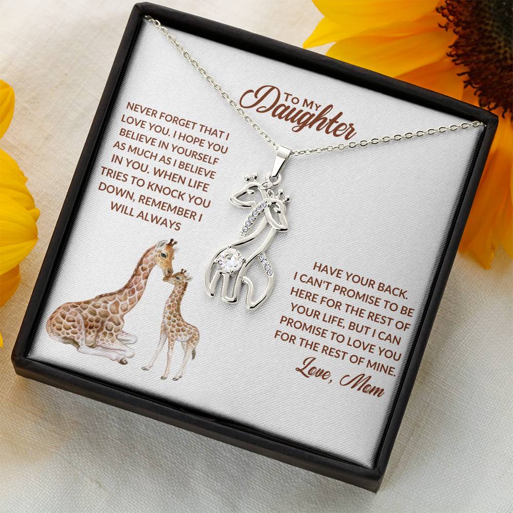 Giraffe Necklace Gift from Mom-[Heartfelt Family Gift]